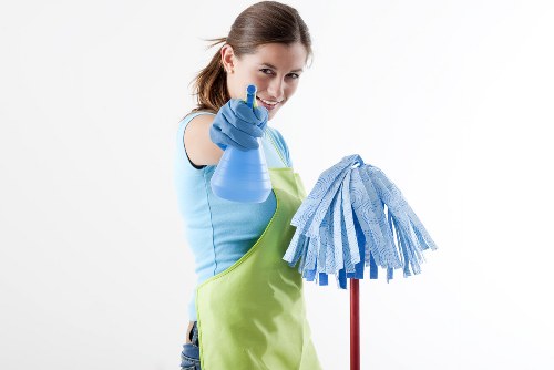 Regular cleaning service for a BR1 home interior